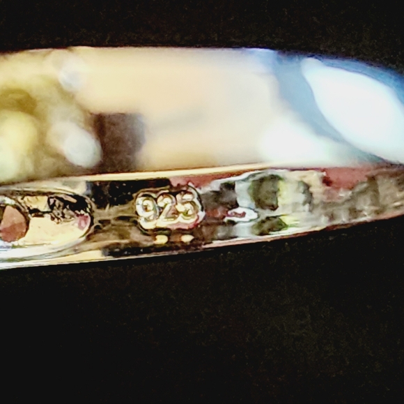 Round Cut Brilliant Faceted Yellow Gemstone 925 Sterling Silver Band Ring Sz 7 * - Picture 6 of 9